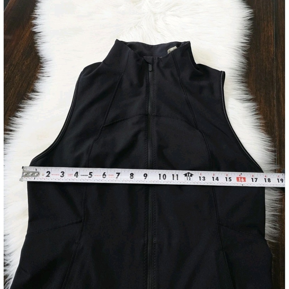 Lululemon Hill And Valley Vest Women's Size 8 Black Full Zip Running Athleisure - Picture 6 of 9
